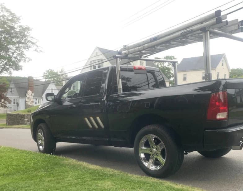 Fleet vehicle cleaning service being performed by Parma Power Washing in Parma